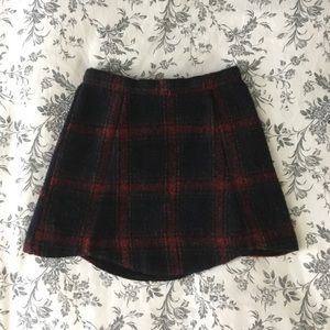 Plaid Cooperative Mini Skirt